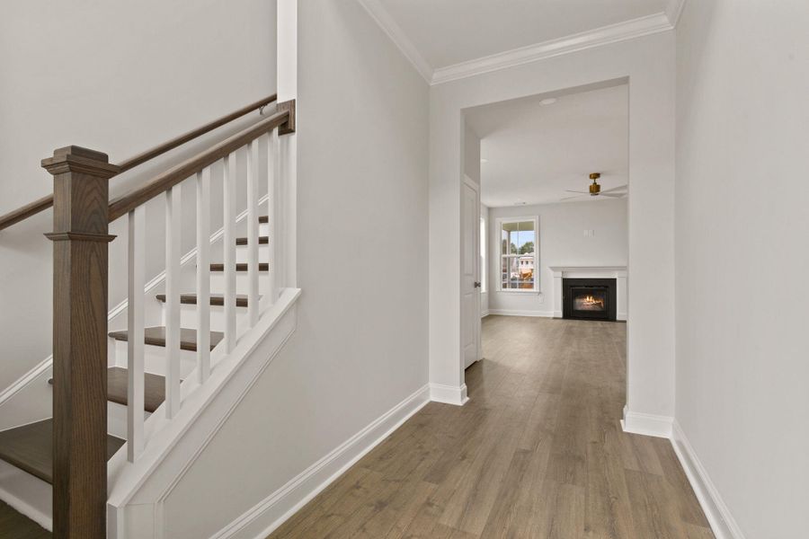 Spacious, unfurnished interior of a new home in Sweetgrass Station, Summerville (Image 18). Spacious, unfurnished interior of a new home in Sweetgrass Station, Summerville (Image 18).