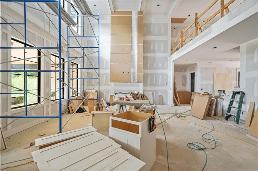 Furnished interior view inside a new home in , Suwanee (Image 13).