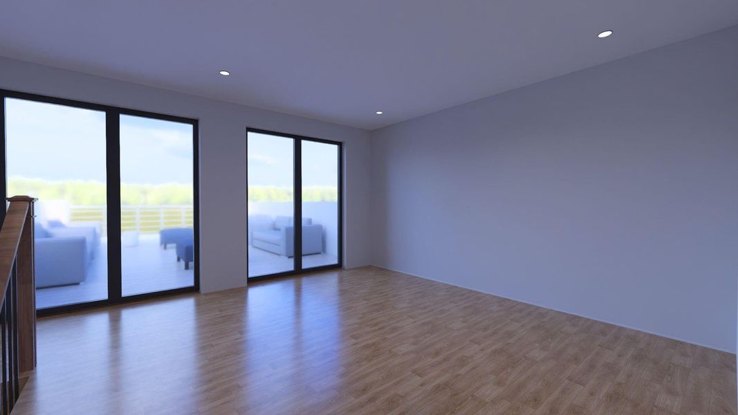 Spacious, unfurnished interior of a new home in , Houston (Image 11). Spacious, unfurnished interior of a new home in , Houston (Image 11).
