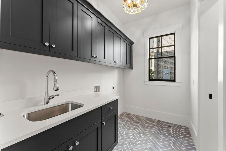 Furnished interior view inside a new home in The Cottages at Keeler Woods, Marietta (Image 5).