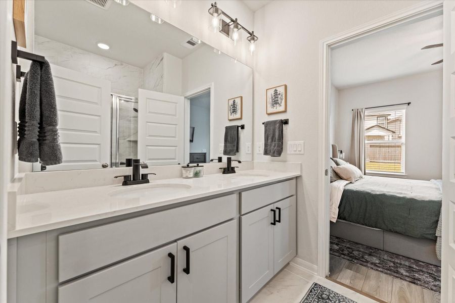 Furnished interior view inside a new home in , Magnolia (Image 14).