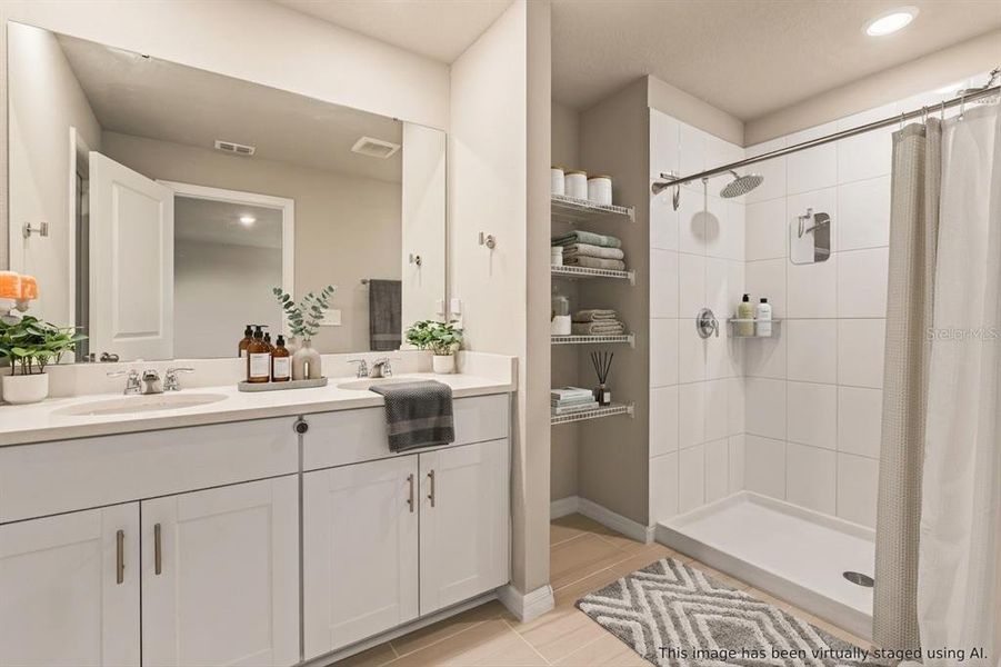 Furnished interior view inside a new home in , Wesley Chapel (Image 43).