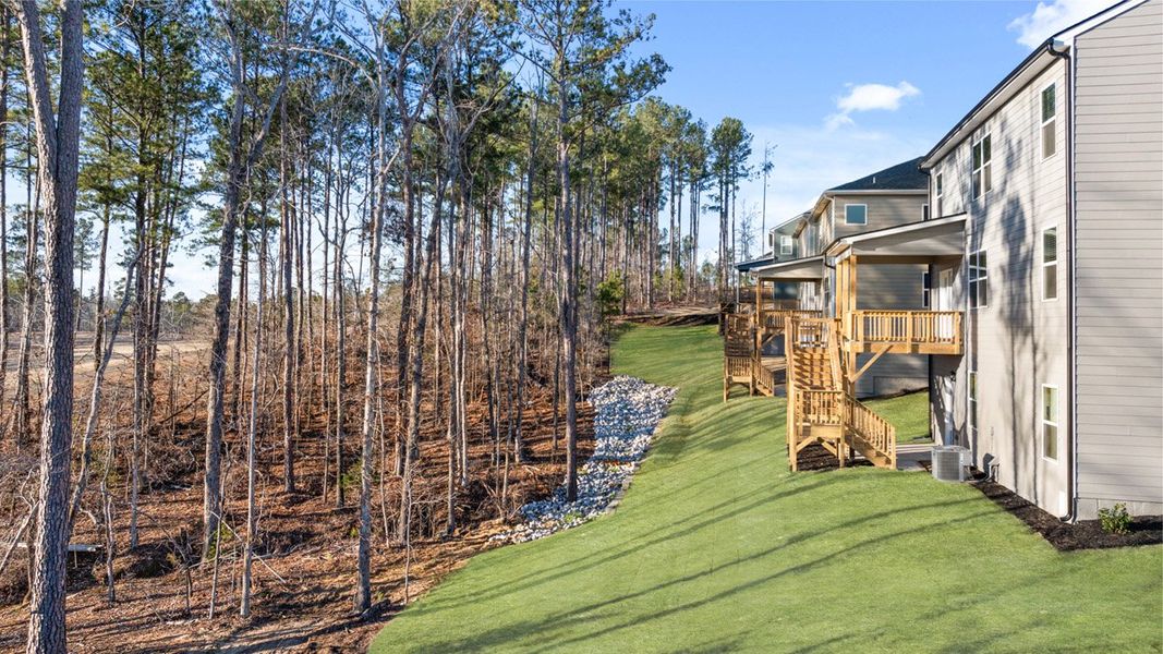 Exterior details and patio area of a home in Southwind Village, Evans (Image 28).