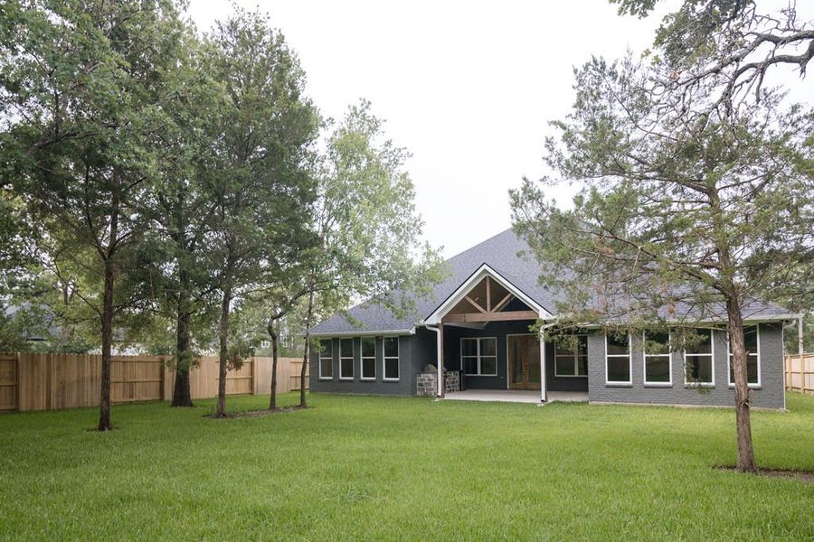 Representative exterior details of a home built from the The Kaylee by Reece Homes in Pebble Creek, College Station (Image 4).