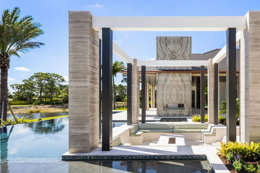 Front exterior of a new home in , Jupiter, FL, highlighting curb appeal (Image 25).