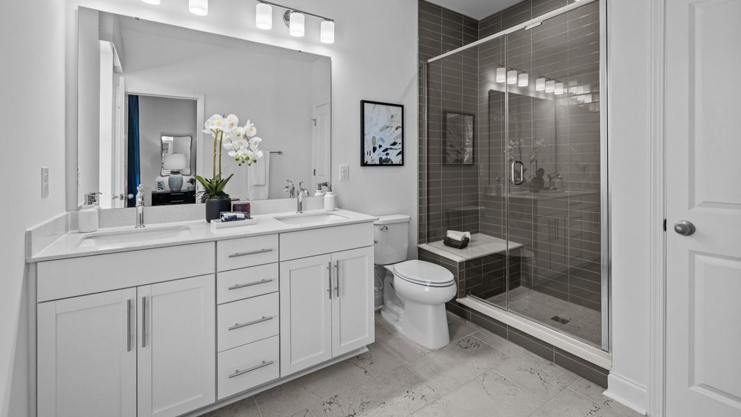 The Landon Plan by DRB Homes in Charlotte, NC- Bathroom