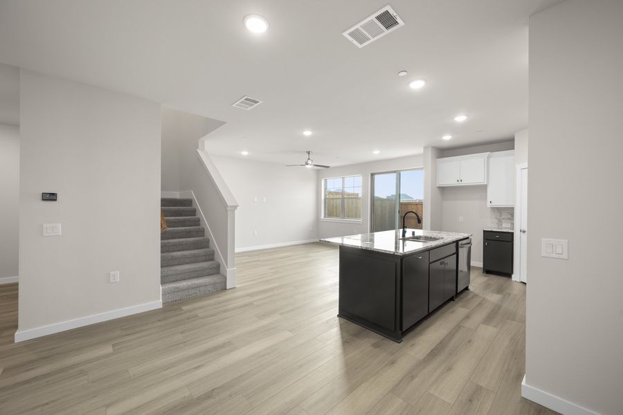 Furnished interior view inside a new home in Wildridge, Oak Point (Image 5).