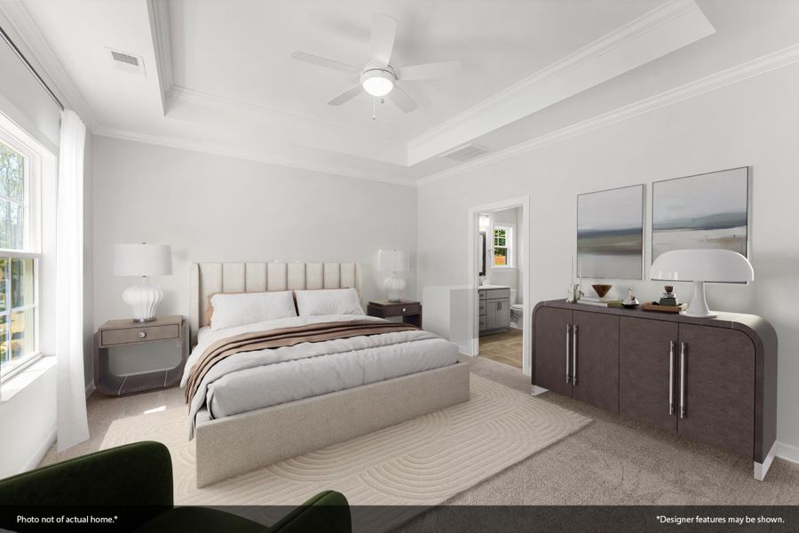 Furnished interior view inside a new home in Cornerstone, Anderson (Image 6).