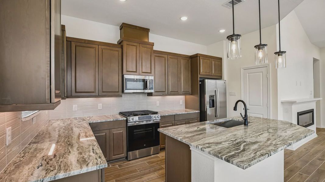 Furnished interior view inside a new home in Woodforest, Montgomery (Image 8).