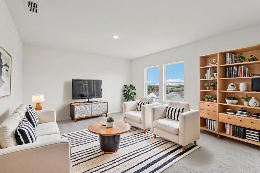 Representative furnished interior of a home built from the Luminary by Starlight Homes in The Summit at Carters Station, Columbia (Image 6).