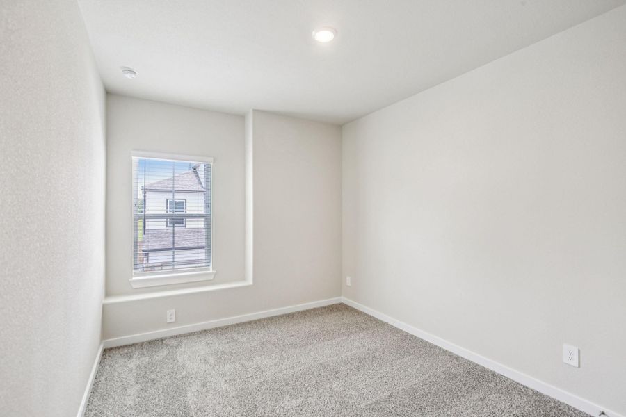 Spacious, unfurnished interior of a new home in Spring Brook Village - City Series, Houston (Image 32). Spacious, unfurnished interior of a new home in Spring Brook Village - City Series, Houston (Image 32).