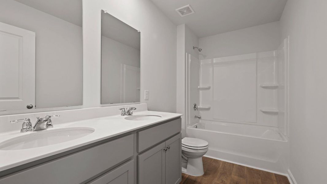 Furnished interior view inside a new home in Lakeview at Kitfield, Moncks Corner (Image 11).