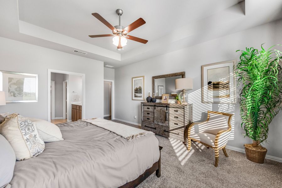 Furnished interior view inside a new home in Oak Valley, Terrell (Image 55).