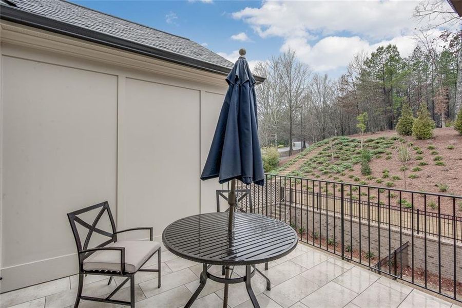 Exterior details and patio area of a home in , Suwanee (Image 3).