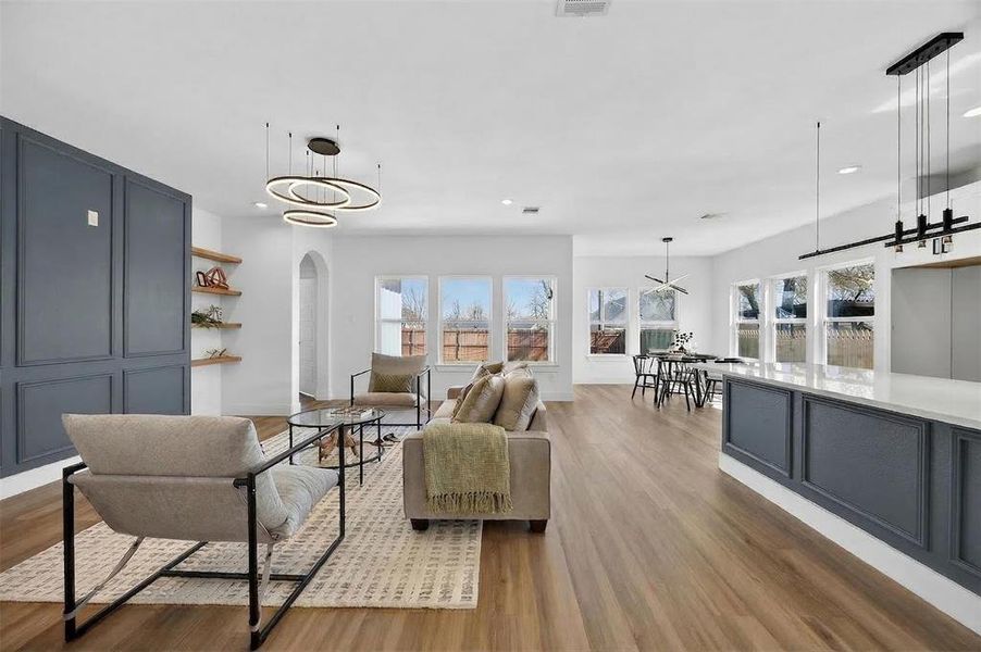 Furnished interior view inside a new home in , Fort Worth (Image 14).