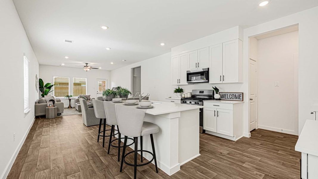 Furnished interior view inside a new home in Emberly, Beasley (Image 5).