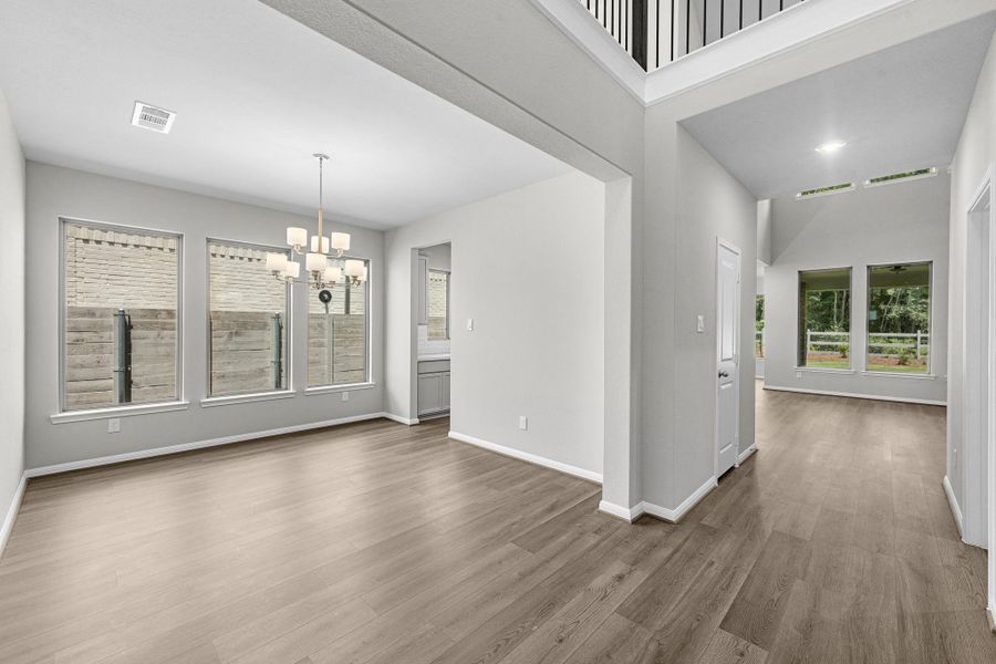 Additional view of the formal dining from the main entry.
