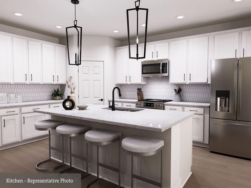 Furnished interior view inside a new home in Legacy - Retreat Collection, League City (Image 3).