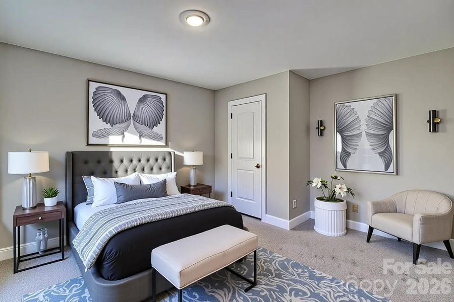 Furnished interior view inside a new home in , Kershaw (Image 27).