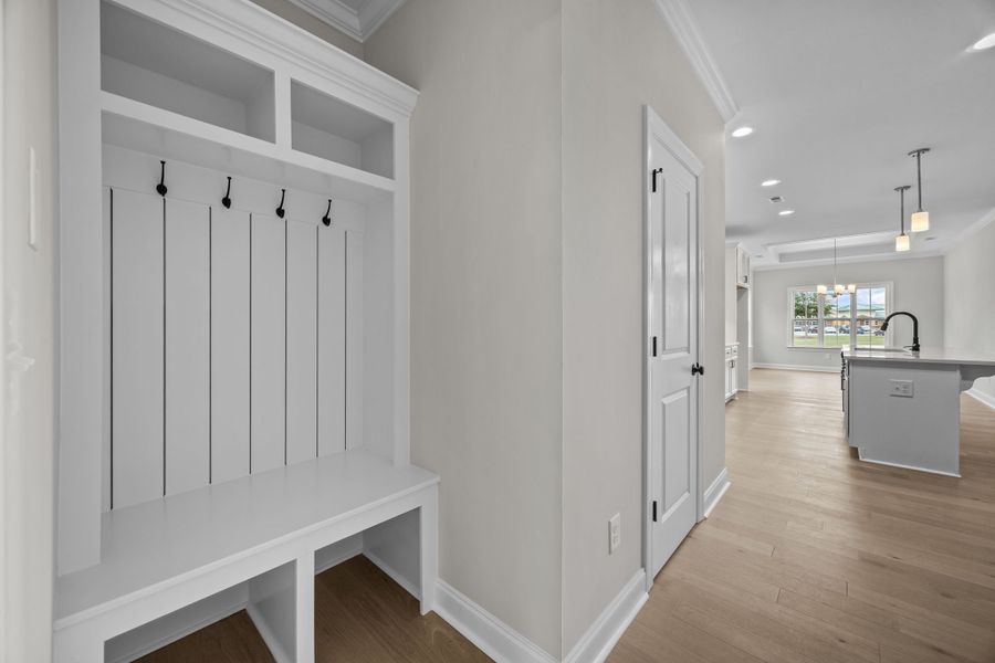 Spacious, unfurnished interior of a new home in The Preserve at Langston, Winterville (Image 41).