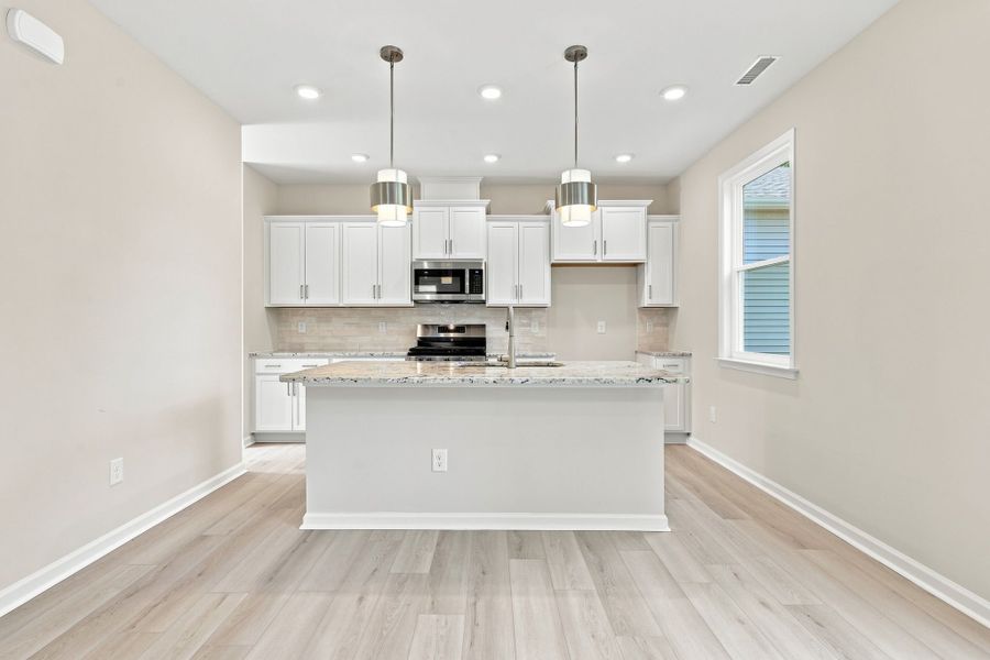 Furnished interior view inside a new home in Neill's Pointe, Angier (Image 8).