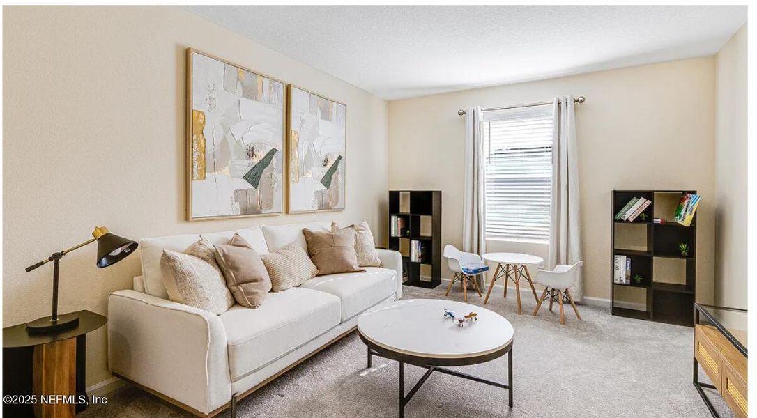 Furnished interior view inside a new home in Holstein Crossing: Holstein Crossing 50s, Green Cove Springs (Image 13).