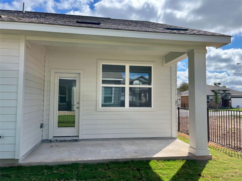 Covered back porch Covered back porch