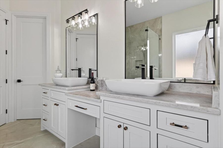 Furnished interior view inside a new home in , Celeste (Image 18).