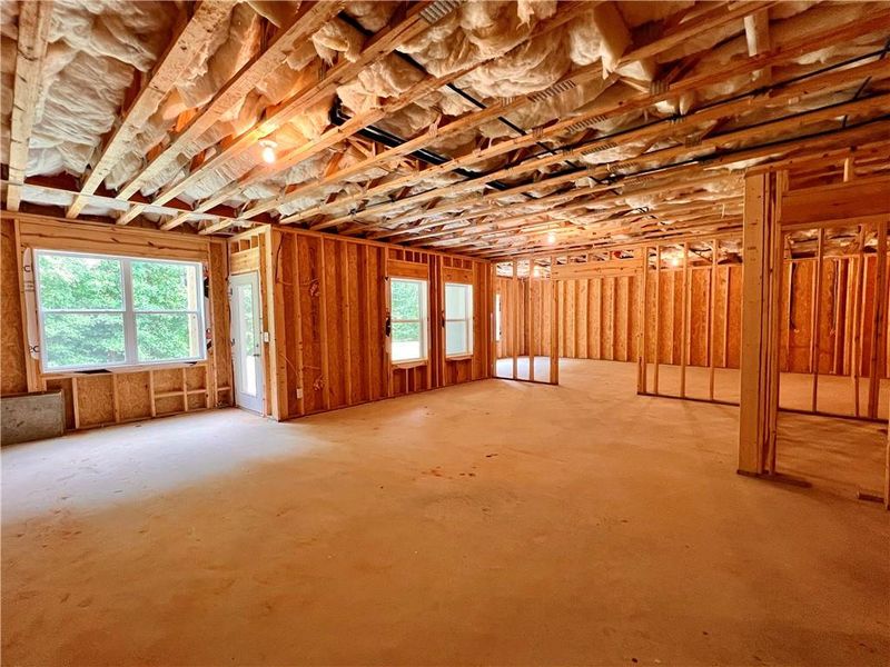 In-progress construction of a new home in , Jefferson, GA (Image 53).