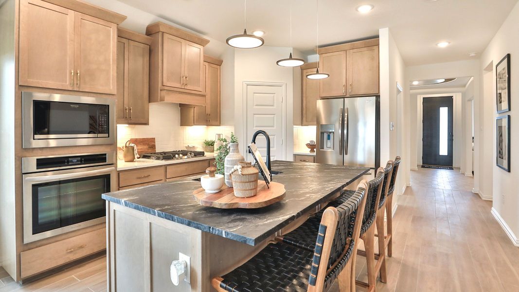 Furnished interior view inside a new home in Bridgeland Creekland Village, Cypress (Image 18).