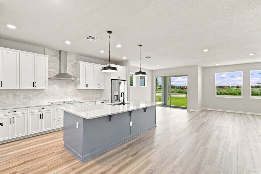 Furnished interior view inside a new home in Lakeside at Satilla, St. Cloud (Image 6).