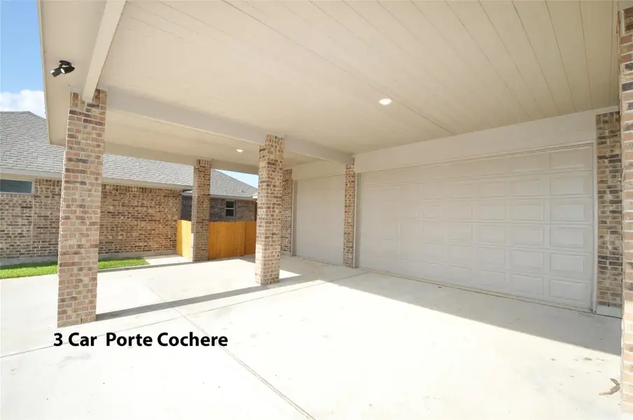 Exterior details and patio area of a home in , League City (Image 3). Exterior details and patio area of a home in , League City (Image 3).