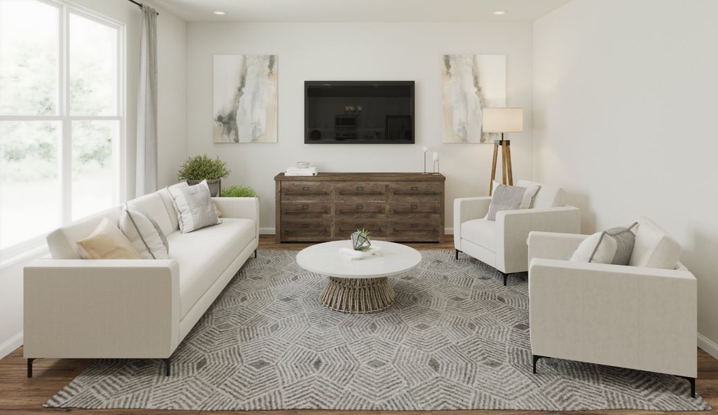 Furnished interior view inside a new home in Ambridge, Conway (Image 5).