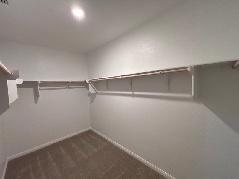 Primary closet Primary closet