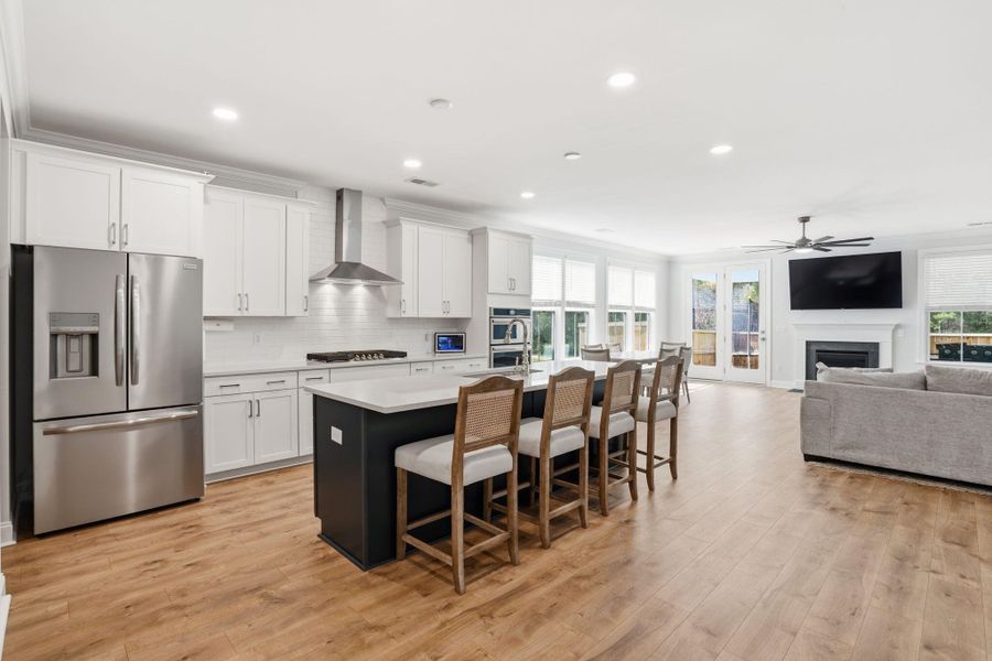 Furnished interior view inside a new home in Tidewater at Lakes of Cane Bay, Summerville (Image 11).