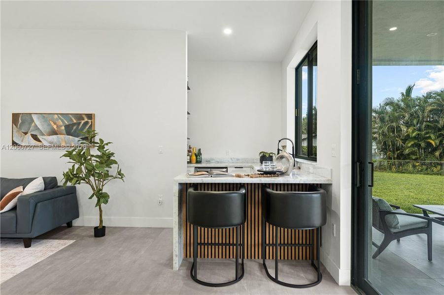 Furnished interior view inside a new home in , Plantation (Image 40).