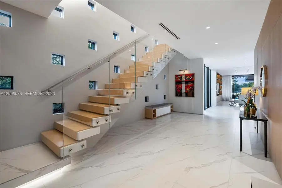 Furnished interior view inside a new home in , Miami Beach (Image 28).