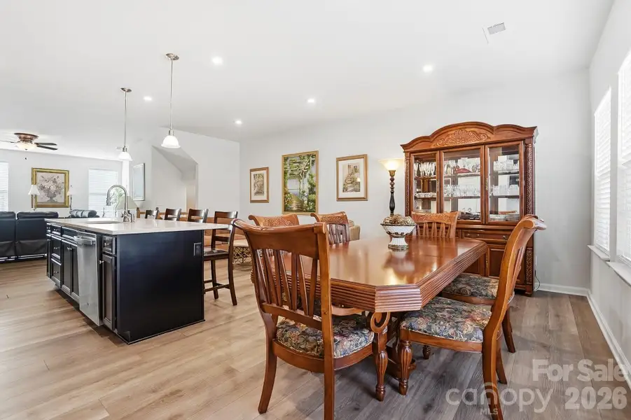 Furnished interior view inside a new home in Stone Creek Townhomes, Matthews (Image 23).