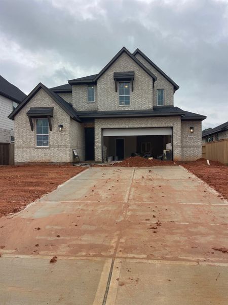 In-progress construction of a new home in Clopton Farms, Montgomery, TX (Image 5).