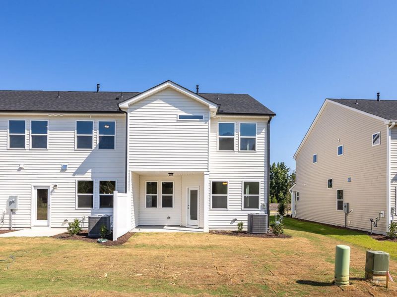 Exterior details and patio area of a home in Springvale, Fuquay Varina (Image 2).