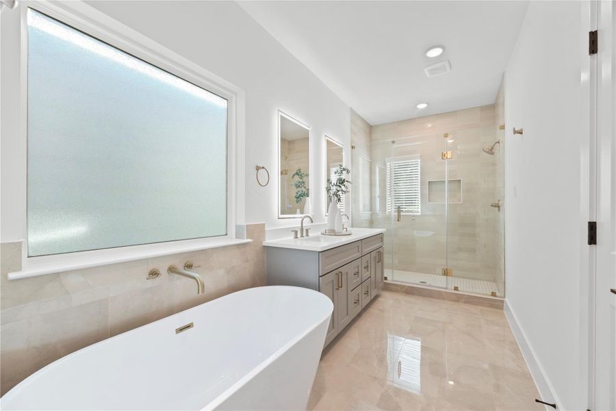 Furnished interior view inside a new home in , Houston (Image 10).