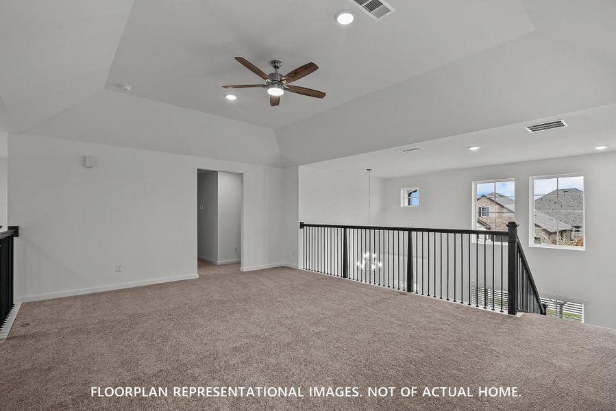 Spacious, unfurnished interior of a new home in The Oaks on 6th Street, Magnolia (Image 15).