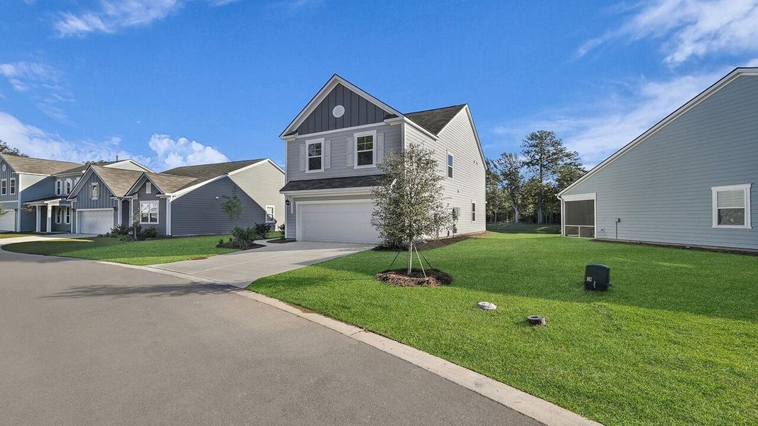 Front exterior of a new home in Founders Corner, Summerville, SC, highlighting curb appeal (Image 8).