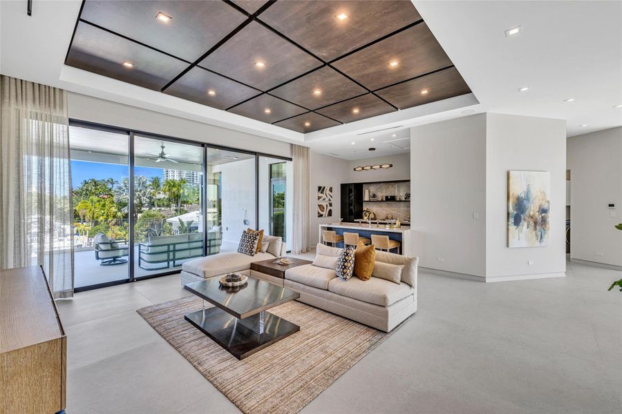 Furnished interior view inside a new home in , Fort Lauderdale (Image 8).