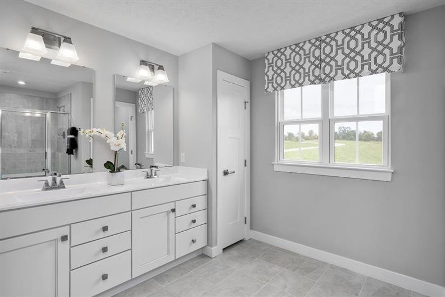 Furnished interior view inside a new home in Backwoods Farms, Moyock (Image 10).