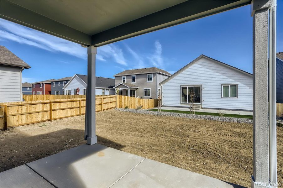 Covered Back Patio