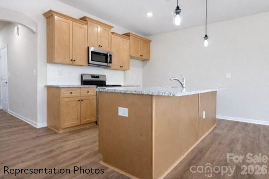 Furnished interior view inside a new home in , Charlotte (Image 4).