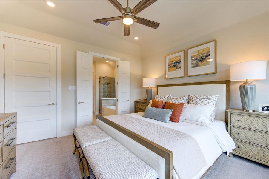 Furnished interior view inside a new home in Jordan Ranch, Katy (Image 12).