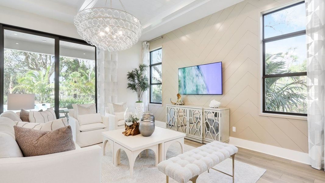 Representative furnished interior of a home built from the Madison by Kolter Homes in The Cove at Park Trace, Stuart (Image 10).