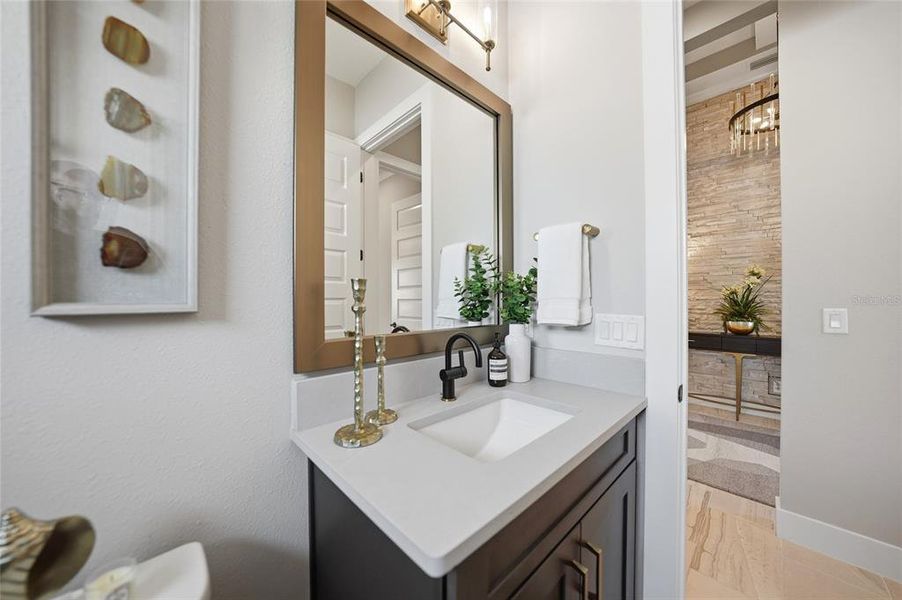 Furnished interior view inside a new home in , Venice (Image 37).